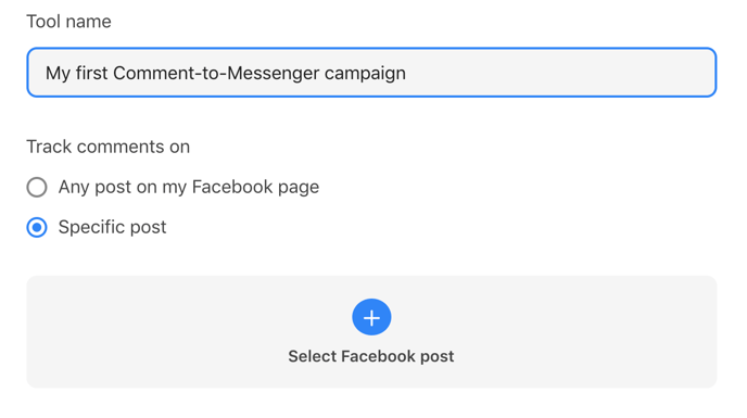 Name-your-Comment-to-Messenger-campaign-apply-it-to-a-specific-post